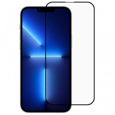 Lux herdet Glass skjermbeskytter heldekkende iPhone 14 Pro svart kant