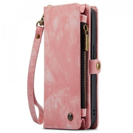 CaseMe 2-i-1 Lommebok deksel iPhone 17 rosa