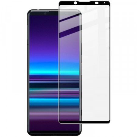 IMAK Herdet Glass skjermbeskytter heldekkende Sony Xperia 5 II svart kant