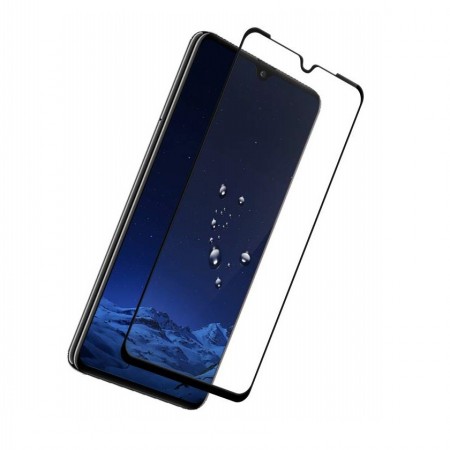 Herdet glass 3D skjermbeskytter heldekkende Buet Huawei P30 svart kant