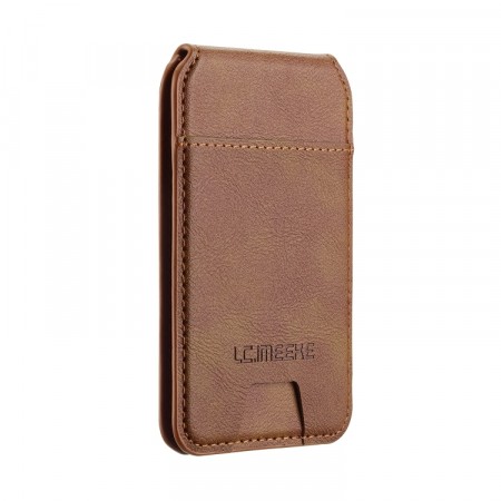 LC.IMEEKE lommebok for kredittkort MagSafe - Brun