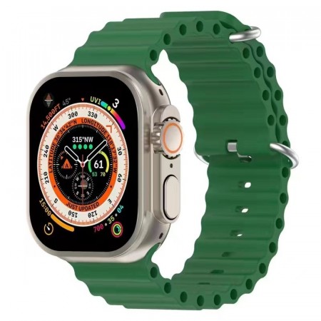 xDfind Ocean Silikon klokkereim Apple Watch 44/45/46/49mm - Grønn