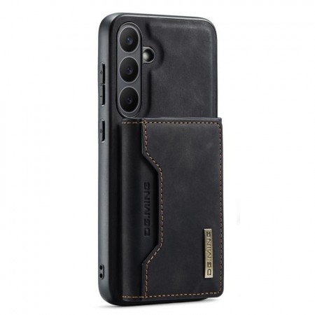 DG.Ming Deksel PC + Lær med kortlomme Samsung Galaxy S25 FE 5G svart