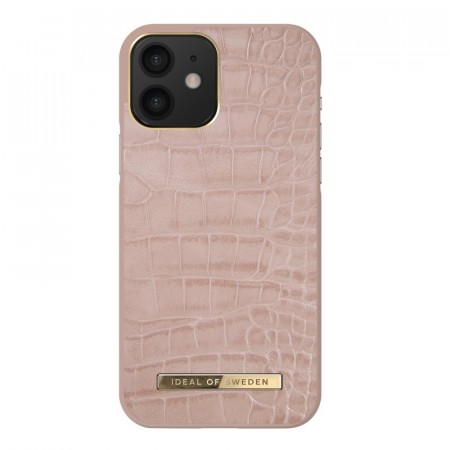 iDeal of Sweden iPhone 12/12 Pro Atelier Case Rose Croco