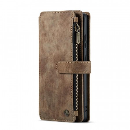 CaseMe multifunksjonell Lommebok deksel Samsung Galaxy S20 Ultra brun
