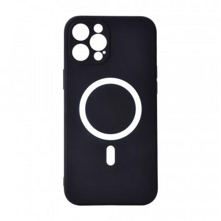 Tech-Flex TPU Deksel for iPhone 12 Pro Max med MagSafe svart