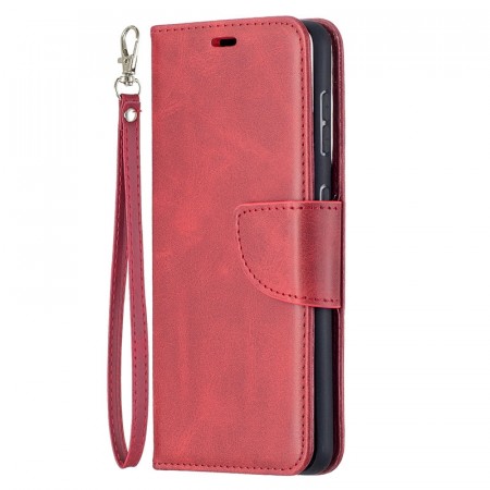 Lommebok deksel for Samsung Galaxy S21 5G rød