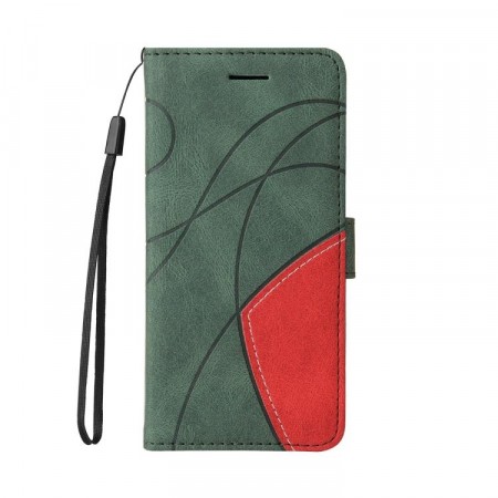 Lommebok deksel Stitching for OnePlus Nord CE5 5G grønn