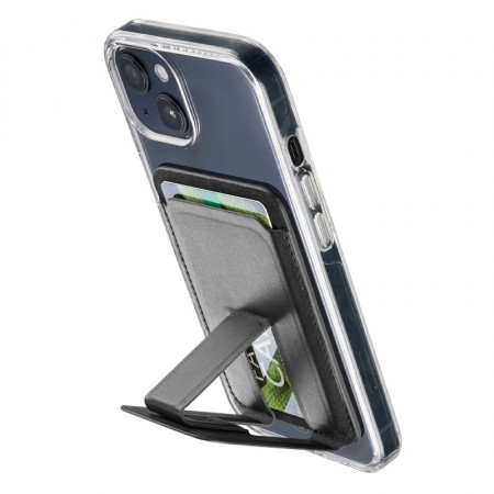 CellularLine magnetiske kortholder Stand Magsafe - Svart