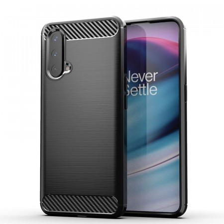 Tech-Flex TPU Deksel Carbon for OnePlus Nord CE 5G svart