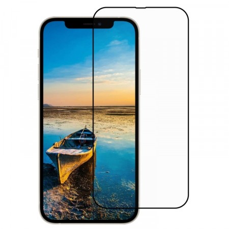 Herdet Glass skjermbeskytter heldekkende iPhone 16e svart kant