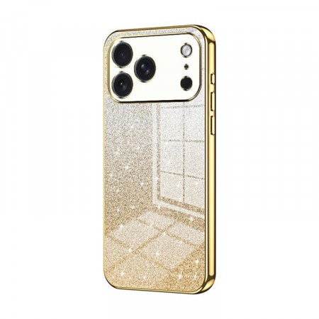 Fashion TPU Deksel Glitter Powder iPhone 17 Pro - Gull