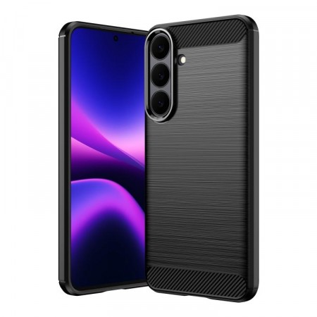 Tech-Flex Deksel karbonfiber for Samsung Galaxy S26 FE 5G svart