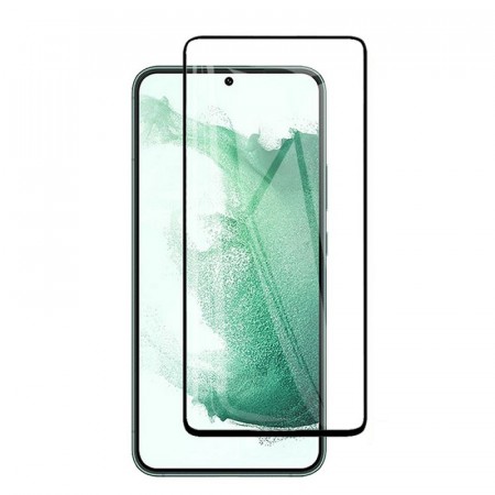 Herdet glass skjermbeskytter heldekkende Galaxy S22+ plus 5G svart kant