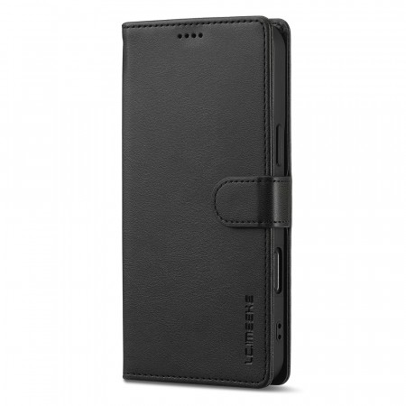 LC.IMEEKE Lommebok deksel for iPhone 16 Plus svart