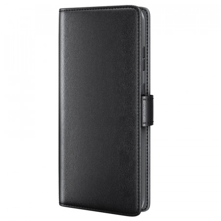 Lommebok deksel ekte Lær for Samsung Galaxy S24+ plus 5G svart