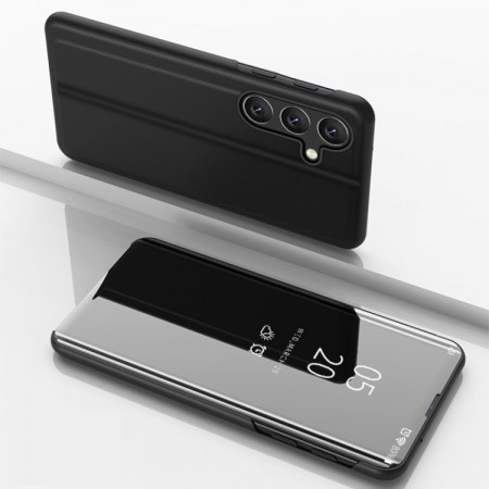 Mirror View Flip deksel Samsung Galaxy S25 5G svart