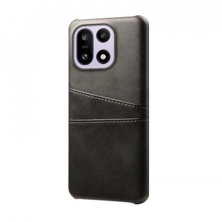 Tech-Flex Deksel med lær plass til kort OnePlus 15 5G svart