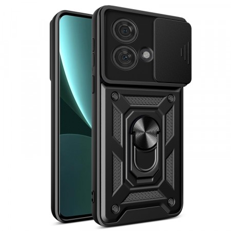 Tech-Protect TPU + PC Deksel med Ring Grep Motorola Edge 40 Neo 5G svart