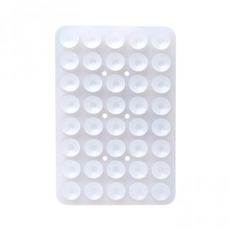 Mobilholder Silikon med sugekopper gjennomsiktig