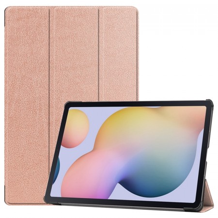 Deksel Tri-Fold Smart til Galaxy Tab S7+ plus/S8+ plus/S7 FE rosegull