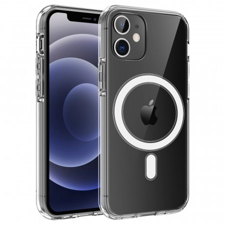 Tech-Flex TPU Deksel for iPhone 12/12 Pro MagSafe Gjennomsiktig