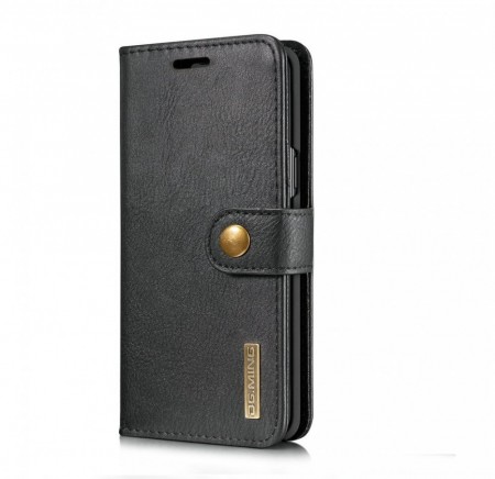 DG.Ming 2-i-1 Lommebok-deksel I Lær Samsung Galaxy S9 Plus svart