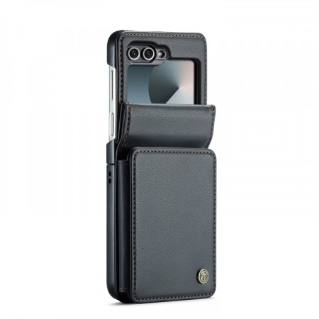 CaseMe Deksel med kortlomme Samsung Galaxy Z Flip 6 5G svart