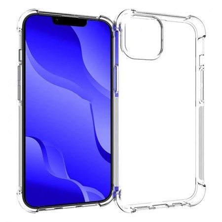Tech-Flex TPU Støtsikkert Deksel for iPhone 14 Gjennomsiktig
