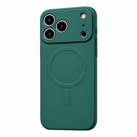 Tech-Flex silikon Deksel iPhone 18 Pro Max MagSafe Oliven grønn