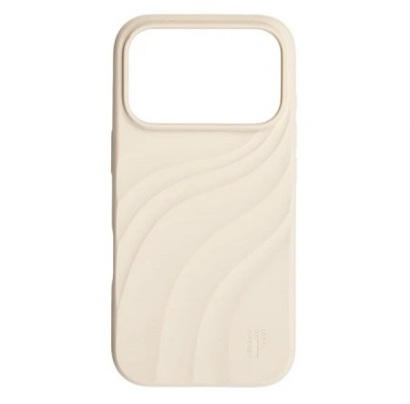 iDeal Of Sweden Swirl Silikon Deksel iPhone 18 Pro Max / iPhone 17 Pro Max MagSafe - Cloud Dancer