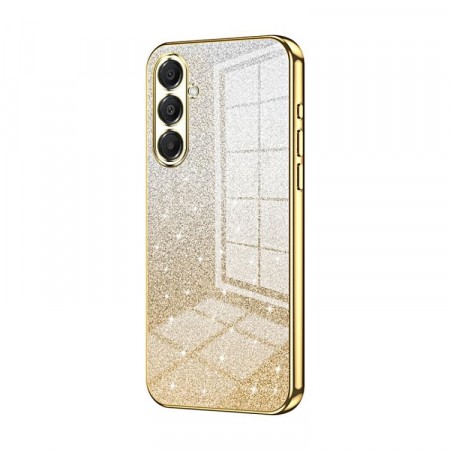 Fashion TPU Deksel Glitter Powder Samsung Galaxy A17 - Gull