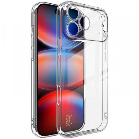 IMAK TPU Deksel for iPhone 17 Pro Gjennomsiktig