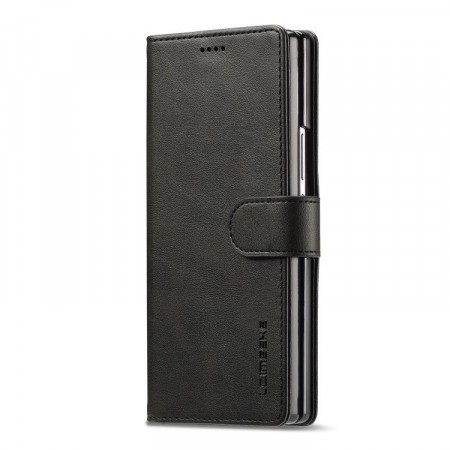 LC.IMEEKE lommebok deksel for Samsung Galaxy Z Fold 8 Ultra 5G svart
