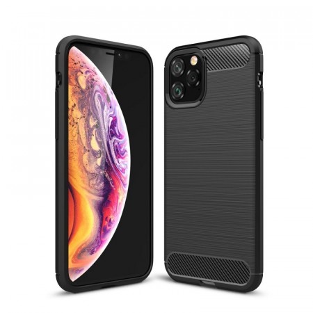 Tech-Flex TPU Deksel Carbon iPhone 11 Pro svart