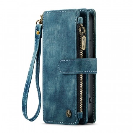 CaseMe multifunksjonell Lommebok deksel iPhone 17 Pro Max blå