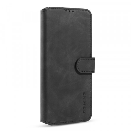 DG.MING Retro Lommebok deksel for Samsung Galaxy S20+ Plus svart