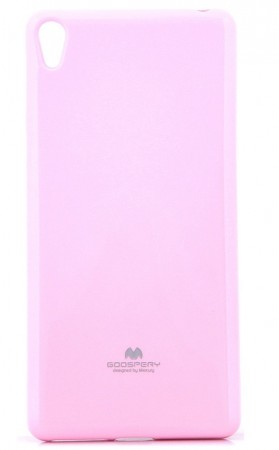 Mercury Goospery deksel TPU for Sony Xperia E5 lys rosa