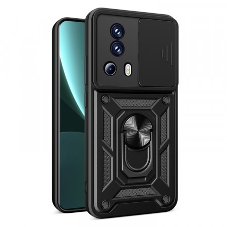 Tech-Flex TPU + PC Deksel med Ring Grep Xiaomi 13 Lite 5G svart