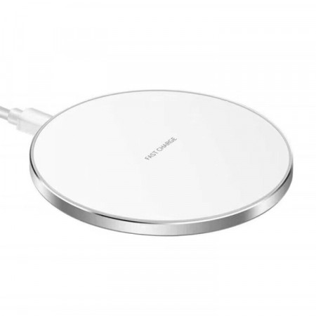 Universell Fast Trådløs Lader 15W - Hvit