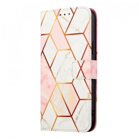 Lommebok deksel for iPhone 16e - Marmor mønster