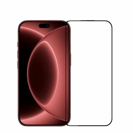 Herdet Glass skjermbeskytter iPhone 18 Pro Max svart kant
