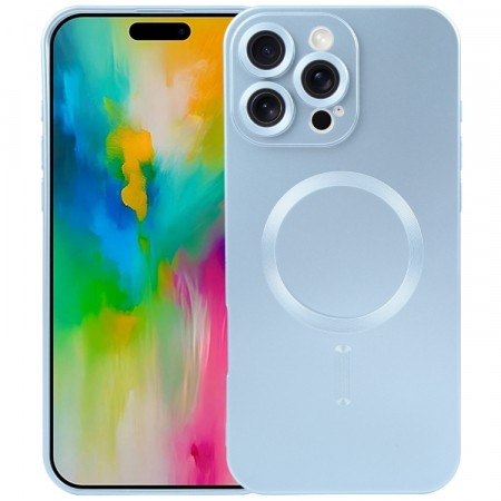 Tech-Flex Liquid TPU Deksel for iPhone 16 Pro Max MagSafe -Sky Blue