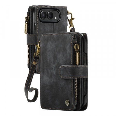 CaseMe multifunksjonell Lommebok deksel iPhone Duo svart
