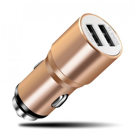 Eazy Universal dobbel billader USB-A 25W - Gull