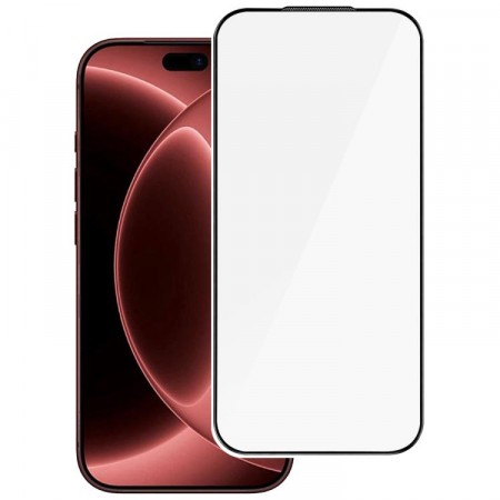Herdet Glass skjermbeskytter iPhone 18 Pro Max svart kant