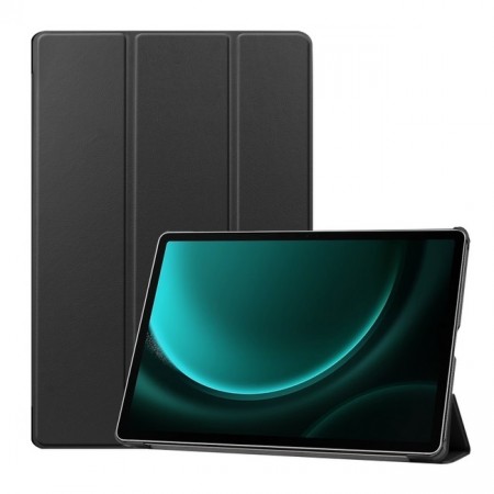 Deksel Tri-Fold Smart til Samsung Galaxy Tab S9 FE+ plus svart
