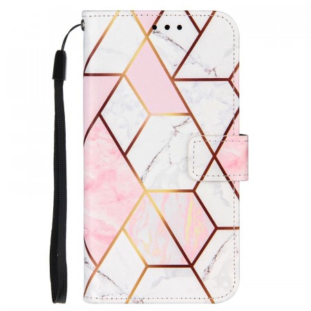 Lommebok deksel for iPhone 13 - Marmor mønster