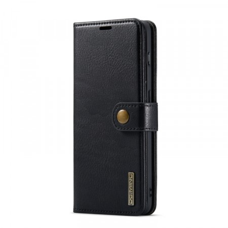 DG.Ming 2-i-1 Lommebok-deksel I Lær OnePlus 10 Pro 5G svart