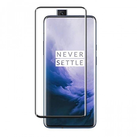 Herdet Glass skjermbeskytter heldekkende OnePlus 7T svart kant